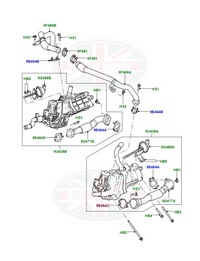 фото thumb №2, Прокладка клапана egr ліва land rover sport discovery range rover lr020545