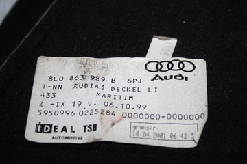 фото thumb №5, Обивка боковина багажника audi a3 8l a3 8l 8l0863990a