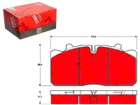 фото thumb №1, Гальмівні колодки гальмівні iveco перед задня eurocargo 00- trw