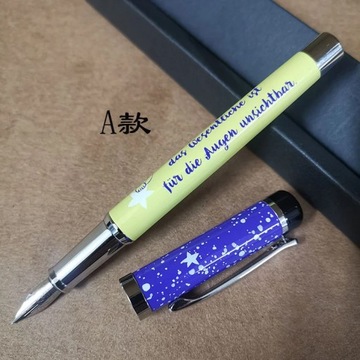 Liqin 703 Металлический латунный роторный поглотитель чернил, авторучка для каллиграфии