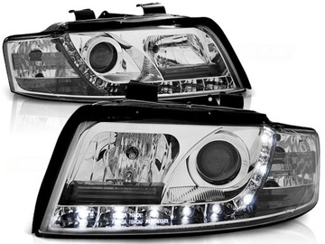 фото thumb №1, Лампы audi a4 b6 8e 01-04r дневной свет led sonar хром