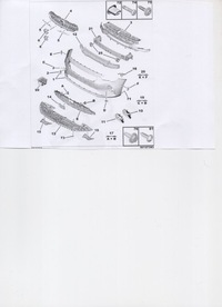 фото thumb №9, Opel corsa f заглушка решётки центральной бампера