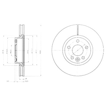 фото thumb №2, Диски гальмівні 2szt. перед land rover range rover evoque van 2.0b