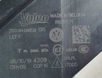 фото thumb №13, Левый противотуманная фара перед vw polo vi 6 2g0 17- led europa