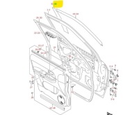 фото thumb №1, Наклейка стойка suzuki grand vitara
