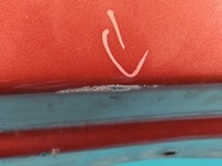 фото thumb №10, Бампер задня vw new beetle 98- bordowy hb