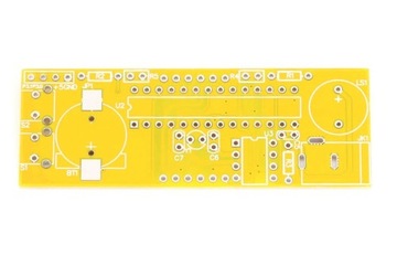Белые часы, БЕЛЫЕ цифры 2 см с корпусом DIY KIT