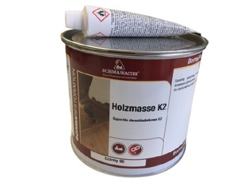ЧЕРНАЯ Шпатлевка для дерева Holzmasse K2 750 мл