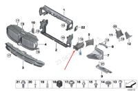 Купить Bmw 7 g11 левое  шланг воздуха тормозной 51747359791 7359791 оригинальный, фото thumb