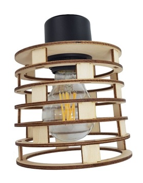 Настенный светильник LAMP передвижной лофт SPRING Wood