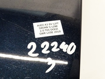 фото thumb №12, Кришка кришка багажника зад задня audi a3 8v sedan рестайлінг s-line lx5e