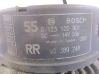 Opel corsa b 1.4ie генератор 90389248 bosch 0123100001 55a test в Україні, фото thumb