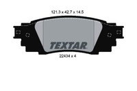 фото thumb №2, Textar 2243401 набор тормозных колодок тормозных, тормоза дисковые