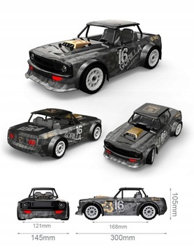2 в 1 RC АВТОМОБИЛЬ UDI 4x4 ДИСТАНЦИОННО УПРАВЛЯЕМЫЙ ДРИФТ 30 КМ/Ч