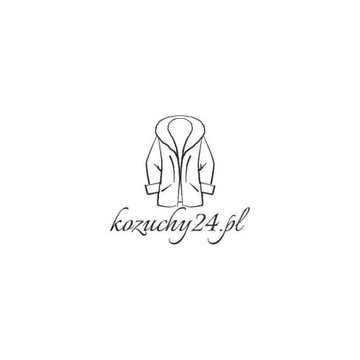 Elegancki KOŻUCH DAMSKI z jenotem KD-67 XXL 44 zielony khaki