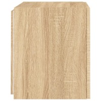 Vidaxl ścienne szafki tv з led, 2 szt., dąb sonoma, 40,5x35x40 cm Ціна, фото thumb