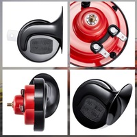 фото thumb №8, 300 db wyjątkowo гучний клаксон pociągu 1 пара wodoodporne сигнал 12v