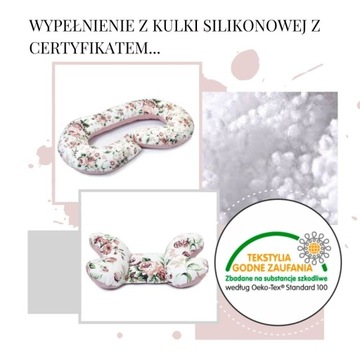 PODUSZKA CIĄŻOWA do spania karmienia dla kobiet w ciąży rogal TYP C ! HIT