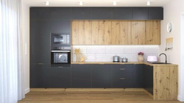 КУХОННАЯ МЕБЕЛЬ LUNA GREY В СБОРЕ