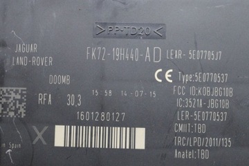 фото thumb №6, Land rover rr evoque l538 модуль управляющая ecu bezkluczykowego доступа f