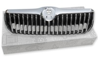 фото thumb №1, Oem решітка капота решітка радіатора skoda superb ii 08- хром
