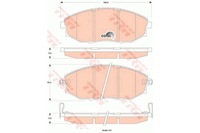 фото thumb №16, Trw гальмівні колодки гальмівні chevrolet перед epica 06-