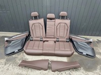 фото thumb №9, Сиденья обивка bmw ix3 g08 кожа vernasca mokka подогрев перед задняя