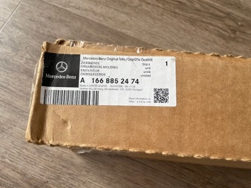 фото thumb №14, Mercedes gl 2012-2015 gle 2015-2019 x166 w166 планка+ заглушка хром зад оригінальний номер