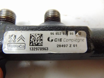 фото thumb №8, Планка вприскувальний датчик citroen berlingo 2008-1.6hdi 9685297580 9670076780