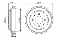 фото thumb №15, Bosch 986 477 284 барабан тормозной