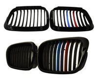 фото thumb №9, Решётка радиатора решётки радиатора bmw e46 sedan 98-01 блеск м-пакет решётка радиатор p+l gloss