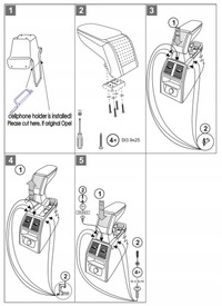 фото thumb №7, Підлокітник стандарт opel zafira b, 2007-2014