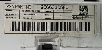 фото thumb №8, Спідометр  прилади citroen c5 iii x7 9666330580 європа