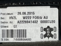 фото thumb №9, Mercedes w222 молдинг декоративная корпус обшивка правое зад a2226941482