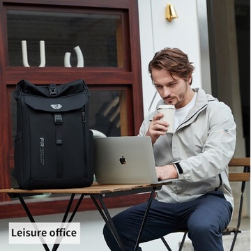 Plecak na laptopa 15,6 FRN8158 z USB wodoodporny worek kurierski 23l