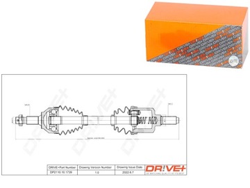 фото thumb №1, Піввісь привідна citroen c5 09- l drive+