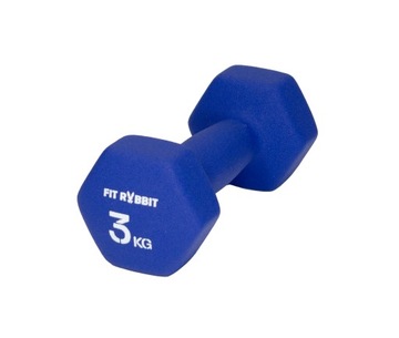 Набор виниловых гантелей Fit-Rabbit HEX 2x3 кг
