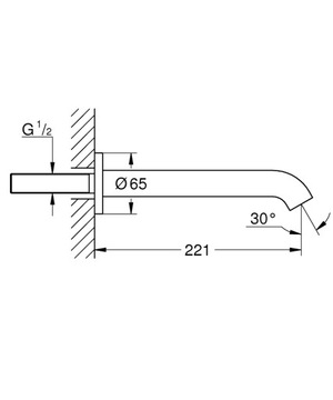 Zestaw podtynkowy wannowy GROHE ESSENCE z wylewką 22 cm deszczownica 21 cm