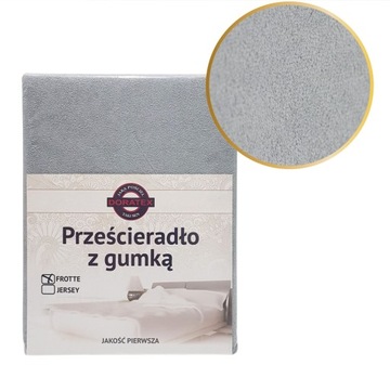 PRZEŚCIERADŁO FROTTE Z GUMKĄ 160x200 PREMIUM PRODUKT POLSKI GRUBE KOLORY