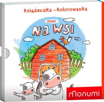 КНИГА-РАСКРАСКА «ГАРМОНИКА» ДЕНЬ В ДЕРЕВНЕ