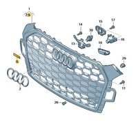 фото thumb №1, Нове оригінальні audi оригінальний номер надпис s5 чорний блискуча 8w6853736ft94