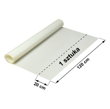 Силиконовая тарелка VMQ MVQ mat, толщина 5мм, 120х20см