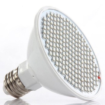 200LED ЛАМПА для выращивания РАСТЕНИЙ, лампочка 20Вт
