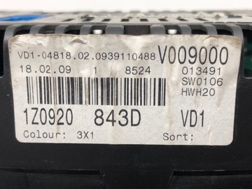 фото thumb №7, Спідометр  skoda octavia ii 1z0920843d 2.0 140km 04-13 прилади