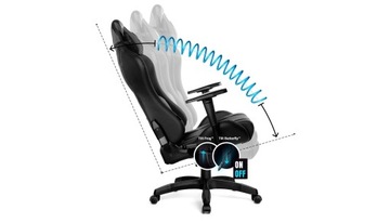 Игровое кресло DIABLO X-Ray (L) Белый и черный