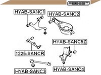 фото thumb №2, Втулка рычага kia задняя ceed carnival 06- febest