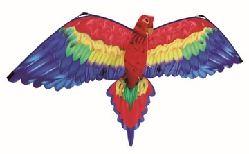 GU1152-БОЛЬШОЙ PARROTC KITE CORA 3D GUNTHER 144X80