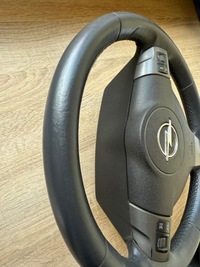фото thumb №5, Руль opel vectra c рестайлинг кожаный серый мультифункция