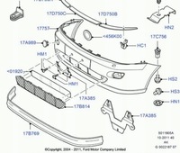 фото thumb №8, Решётка бампера перед focus 98-05 98ab-a018a58 / 1087333
