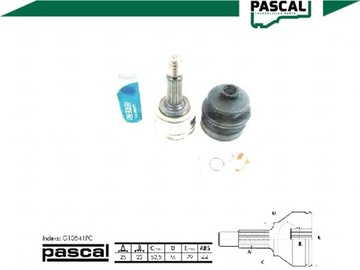 фото thumb №2, Pascal шарнір привідний зовнішній 25z/22z/52 5mm